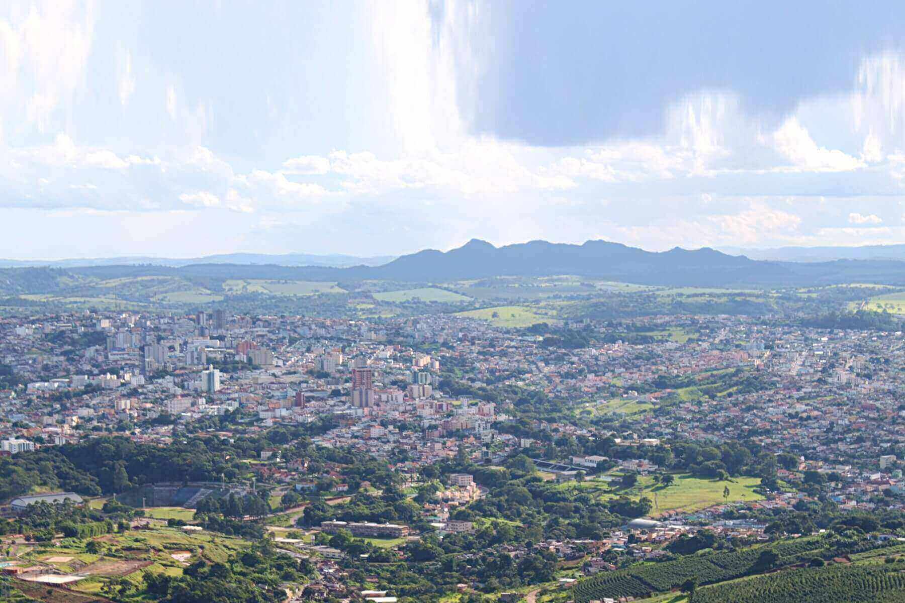 Vista aérea de Lavras, MG